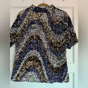 Anthropologie Maeve Sequin Dress